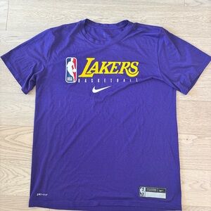 Lakers Purple Nike Basketball T-Shirt
